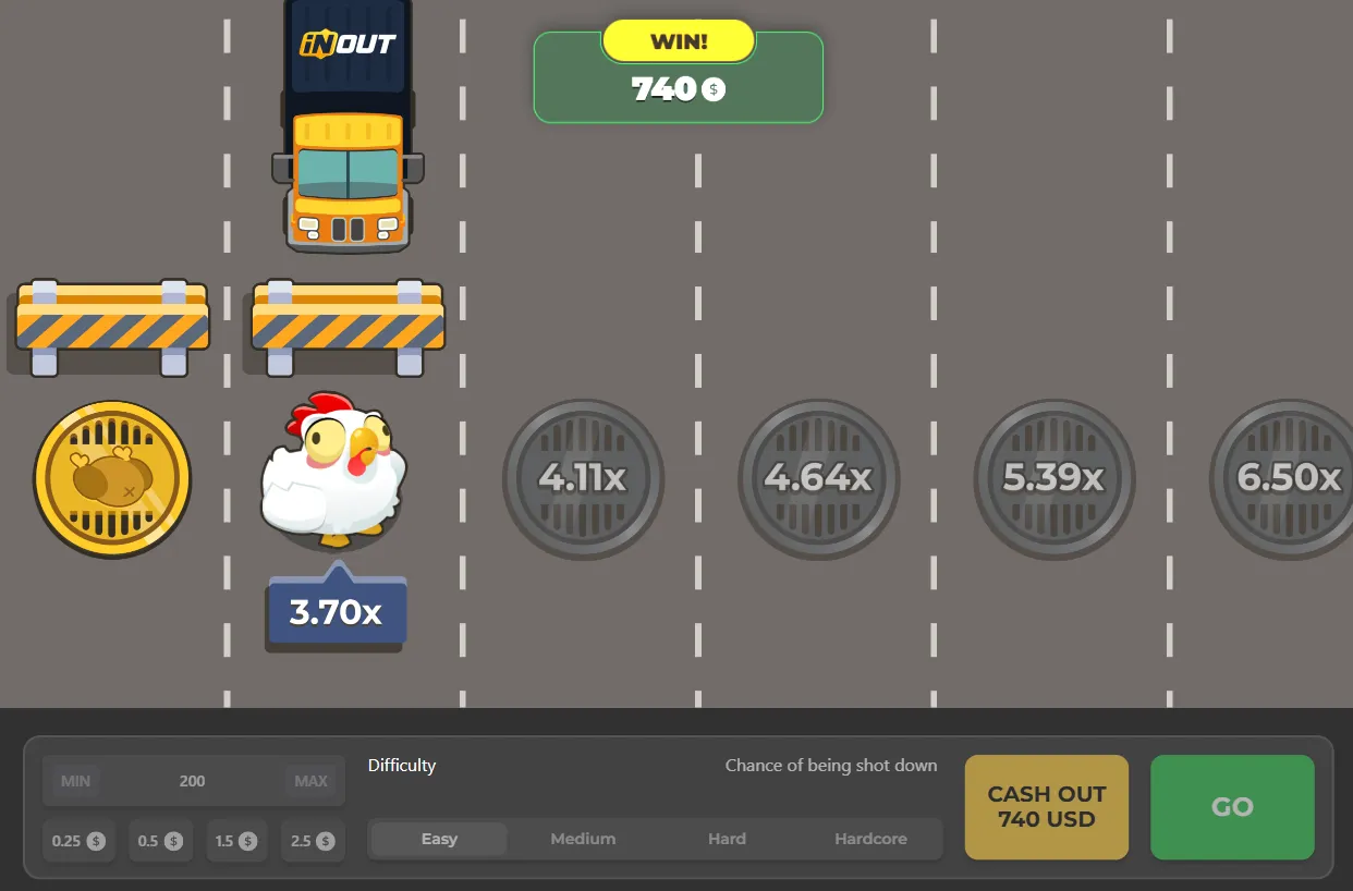 Chicken Cross Game
