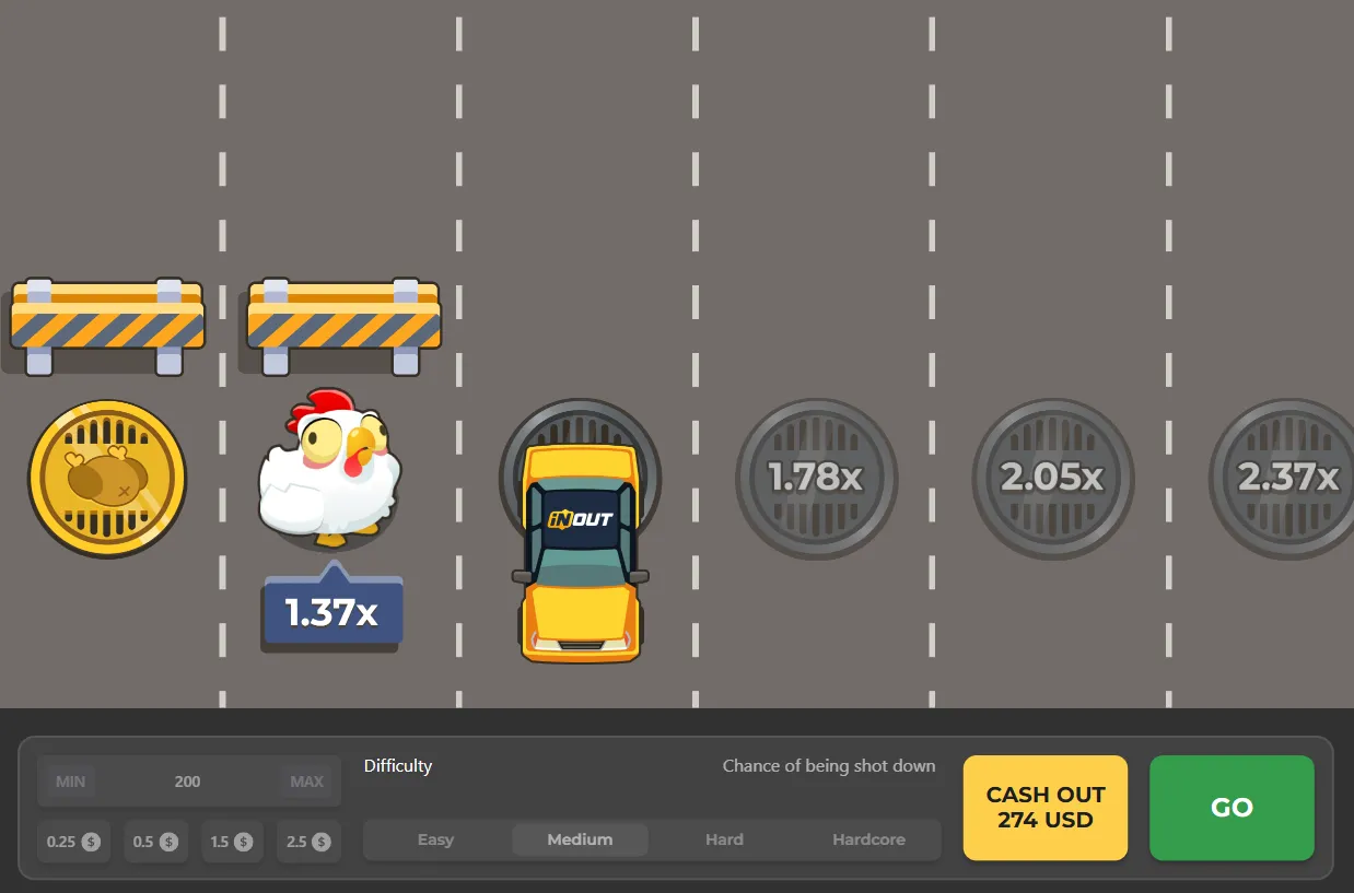 Chicken Cross demo